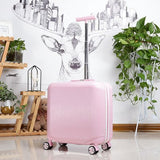 Girls Fresh Boarding 20 Inch Mini Luggage Universal Wheel Men Fashion Trend Trolley Box Ice Cream