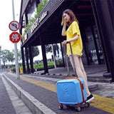 Small Universal Wheels Travel Luggage Bag Female 16 Trolley Luggage Mini Password Box,Korea Fashion