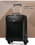 Retro Travel Suitcase Rolling Spinner Luggage Women Trolley Case 24Inch Wheels Man 20Inch Box Pvc