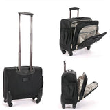 Men'S And Women'S Business Travel Luggage,Universal Wheel Trolley Case,Light Suitcase,Computer