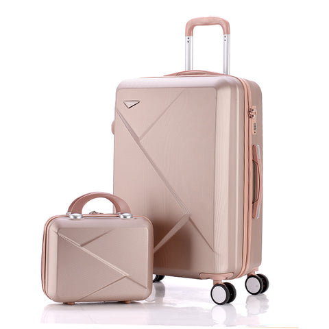 Wholesale!14 20Inches Abs Hardside Lovely Color Case Travel Luggage On Universal Wheels For Young