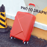 Wholesale!14 20Inches Abs Hardside Lovely Color Case Travel Luggage On Universal Wheels For Young