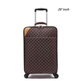 Rolling Luggage Set Travel Suitcase Bag With Handbag,Wheels Carry-On,Pvc Leather Spinner Women