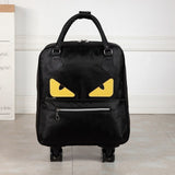 Unisex Carry On Travel Suitcase Women Laptop Luggage Stripe Pattern Small Box Multicolor