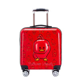 New 20-Inch Children Boarding The Chassis,3D Cartoon Mute Castertrolley Case,Men And Women