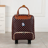 Women Cute Wheeled Trolleys Bag Suitcase  For Hand Luggage Travel Carry On Luggage With Wheels Free