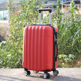 Universal Wheel Luggage,Vertical Stripe Lock Box,Light Travel Case,Business Boarding