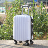 Universal Wheel Luggage,Vertical Stripe Lock Box,Light Travel Case,Business Boarding
