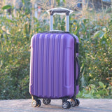 Universal Wheel Luggage,Vertical Stripe Lock Box,Light Travel Case,Business Boarding