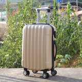 Universal Wheel Luggage,Vertical Stripe Lock Box,Light Travel Case,Business Boarding