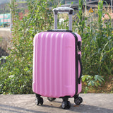 Universal Wheel Luggage,Vertical Stripe Lock Box,Light Travel Case,Business Boarding