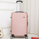 Abs+Pc Luggage Mirror Trolley Case,24 Inch Korean Trolley Suitcase, Password Coffer,Male Suitcase