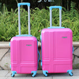 Contrast Color Trolley Case,24 Inch Universal Wheel Suitcase,Trendy Luggage,20 Inch Men And Women