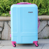 Contrast Color Trolley Case,24 Inch Universal Wheel Suitcase,Trendy Luggage,20 Inch Men And Women