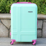 Contrast Color Trolley Case,24 Inch Universal Wheel Suitcase,Trendy Luggage,20 Inch Men And Women