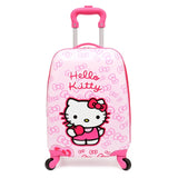 Suitcases And Travel Bags New Style Kids Carry-Ons Luggage 18 Inch Cartoon Universal Wheel Pull Rod