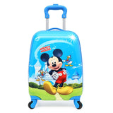 Suitcases And Travel Bags New Style Kids Carry-Ons Luggage 18 Inch Cartoon Universal Wheel Pull Rod