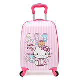 Suitcases And Travel Bags New Style Kids Carry-Ons Luggage 18 Inch Cartoon Universal Wheel Pull Rod