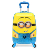 Suitcases And Travel Bags New Style Kids Carry-Ons Luggage 18 Inch Cartoon Universal Wheel Pull Rod