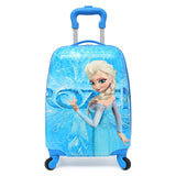 Suitcases And Travel Bags New Style Kids Carry-Ons Luggage 18 Inch Cartoon Universal Wheel Pull Rod