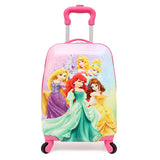 Suitcases And Travel Bags New Style Kids Carry-Ons Luggage 18 Inch Cartoon Universal Wheel Pull Rod