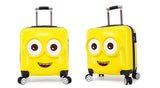 New Cartoon  Fashion Minions Luggage Cute Big Eyes Children'S Rolling Luggage Spinner Brand
