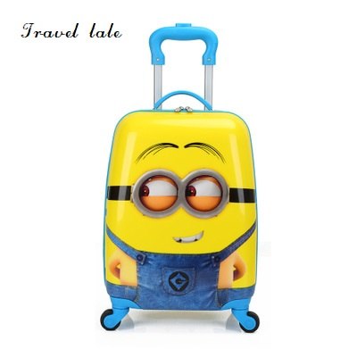 Travel Tale  Cartoon Children17 Inch Size Pc Rolling Luggage Spinner Brand Travel Suitcase Fashion