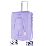 Lovely Big Hero 6 Children 20/24 Inch Students Cartoon Trolley Case 3D Child Travel Luggage