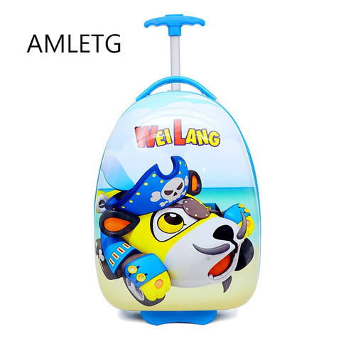 Lovely Cartoon Kid'S Travel Trolley Bags Suitcase For Kids Children Luggage Suitcase Rolling Case