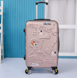 Travel Bag Universal Wheel Trolley Bag Female Small Fresh Personality Luggage 20 "24"Cute Trolley