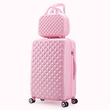 Travel Suitcase Set Rolling Luggage Set Spinner Trolley Case 20" Boarding Wheel Woman Cosmetic Case