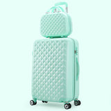 Travel Suitcase Set Rolling Luggage Set Spinner Trolley Case 20" Boarding Wheel Woman Cosmetic Case
