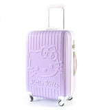 Hello Kitty Travel Suitcase Set With Wheel Rolling Luggage Spinner Trolley Case Woman Cosmetic Case