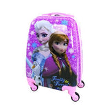 16-Inch Children'S Trolley Case Abs Pupils Cute Cartoon Trolley Case Ice Romance Boys And Girls