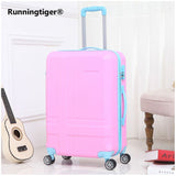 Rolling Luggage Spinner Wheels 24 Inch Suitcase Trolley Men Abs+Pc Travel Bag Trunk Student