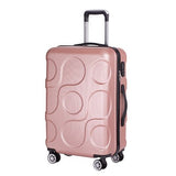 Rolling Luggage Spinner Wheels 24 Inch Suitcase Trolley Men Abs+Pc Travel Bag Trunk Student