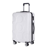Rolling Luggage Spinner Wheels 24 Inch Suitcase Trolley Men Abs+Pc Travel Bag Trunk Student
