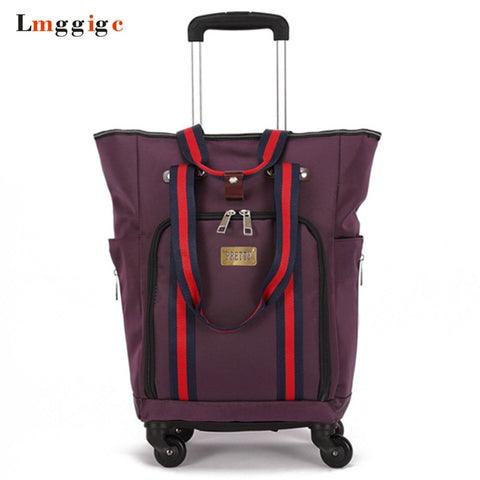 Oxford Cloth Suitcase Bag,Cabin Rolling Luggage ,Universal Wheel Travel Case ,Large Capacity
