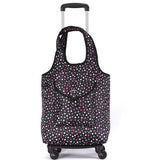 Travel Suitcase Bag,Cabin Luggage,Oxford Cloth Handbag With Wheel ,Grocery Shopping Cart,52*35*18