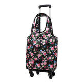 Travel Suitcase Bag,Cabin Luggage,Oxford Cloth Handbag With Wheel ,Grocery Shopping Cart,52*35*18