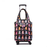 Travel Suitcase Bag,Cabin Luggage,Oxford Cloth Handbag With Wheel ,Grocery Shopping Cart,52*35*18