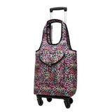Travel Suitcase Bag,Cabin Luggage,Oxford Cloth Handbag With Wheel ,Grocery Shopping Cart,52*35*18