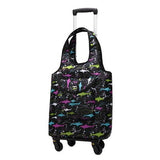 Travel Suitcase Bag,Cabin Luggage,Oxford Cloth Handbag With Wheel ,Grocery Shopping Cart,52*35*18