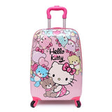 16"Suitcase,Anime Cartoon Children'S Trolley Case,Primary School Student Trolley