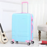 Rolling Luggage Spinner Wheels 24 Inch Suitcase Trolley Men Abs+Pc Travel Bag Trunk Student