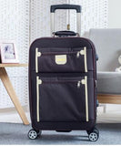 Oxford 24 Inch Travel Rolling Luggage Suitcase Business Travel Rolling Baggage Bags  Spinner