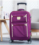 Oxford 24 Inch Travel Rolling Luggage Suitcase Business Travel Rolling Baggage Bags  Spinner