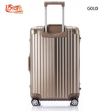 Aluminum Frame+Pc+Abs Children'S Suitcases Trolley Luggage, 20"24"26"29"Inch Carry On Luggage,Water