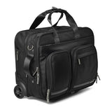 18"Carry-Ons Trolley Case,Business Rolling Luggage,Multi-Function Password Box,Portable Boarding
