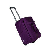 Casual Solid Travel Bag Suitcase Carry On Wheels Trolley Nylon Waterproof Men Women Rolling